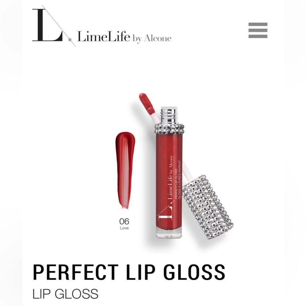 LimeLife by Alcone PERFECT LIP GLOSS - LOVE